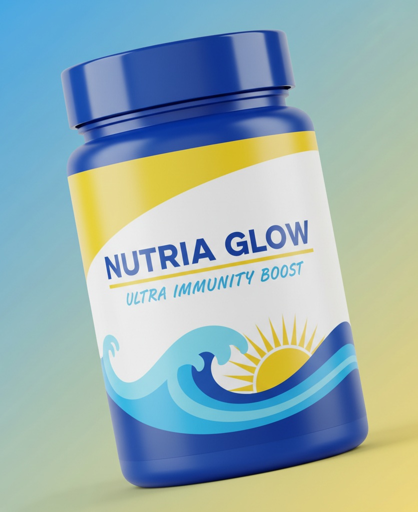 Nutria Glow supplement bottle